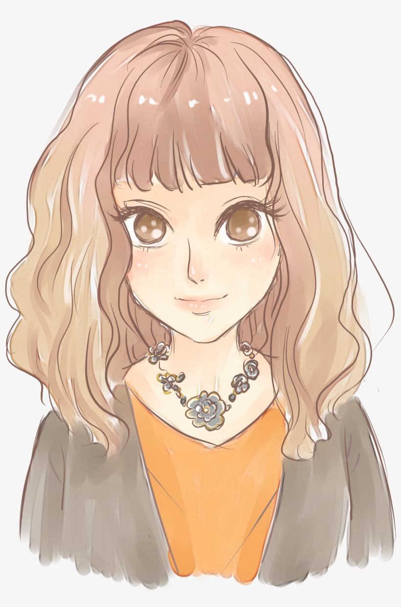 Jpg Hairstyle Drawing Illustration - Cartoon, transparent png download