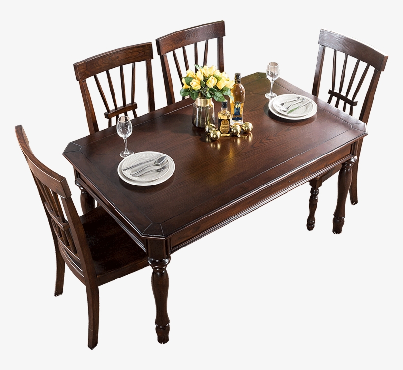 Antique Wooden Box Tea Table, Antique Wooden Box Tea - Kitchen & Dining Room Table, transparent png download