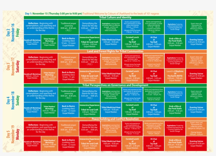 Samvaad 2018 - Programme Schedule - Colorfulness, transparent png download