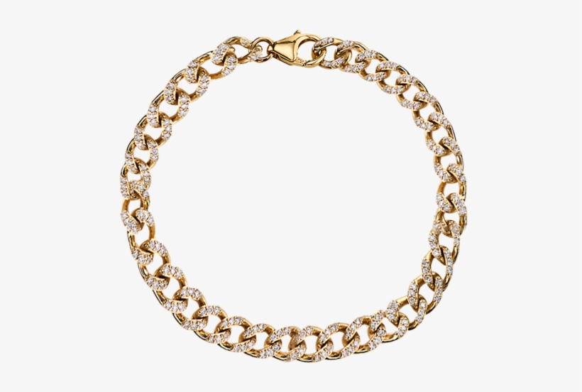 Perfect Diamond Curb Link Bracelet - Tiffany K 金 手鍊, transparent png download