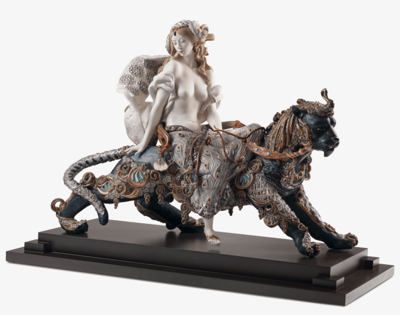 Lladro Bacchante On A Panther - バッカンテ 美しき 巫女, transparent png download