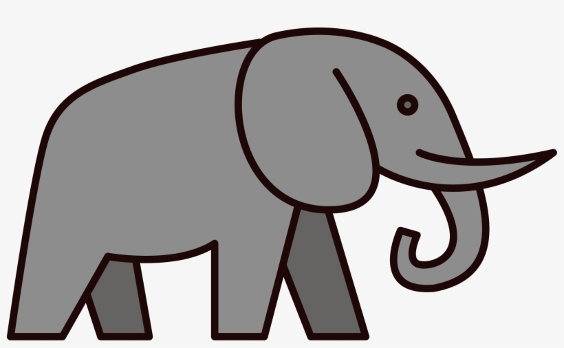 Png Coloured - Indian Elephant, transparent png download
