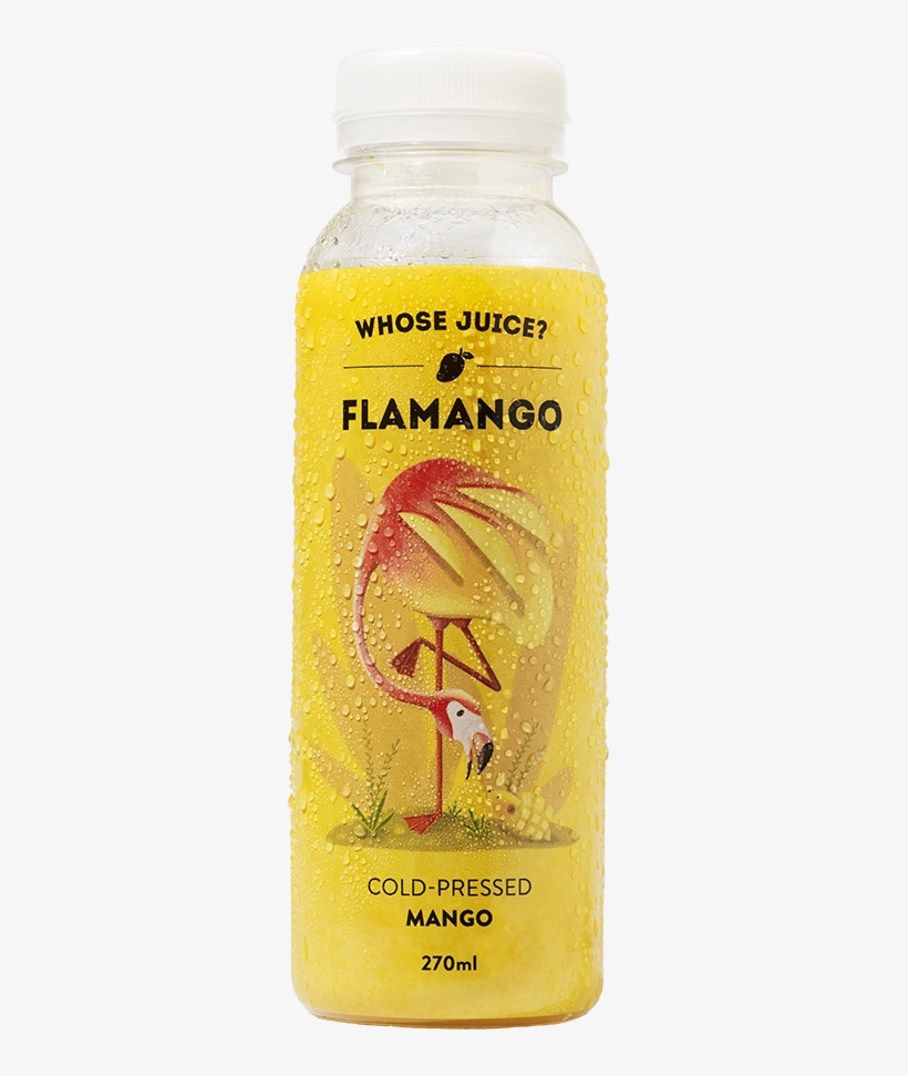 Flamango Cold-pressed Mango Juice - Plastic Bottle, transparent png download