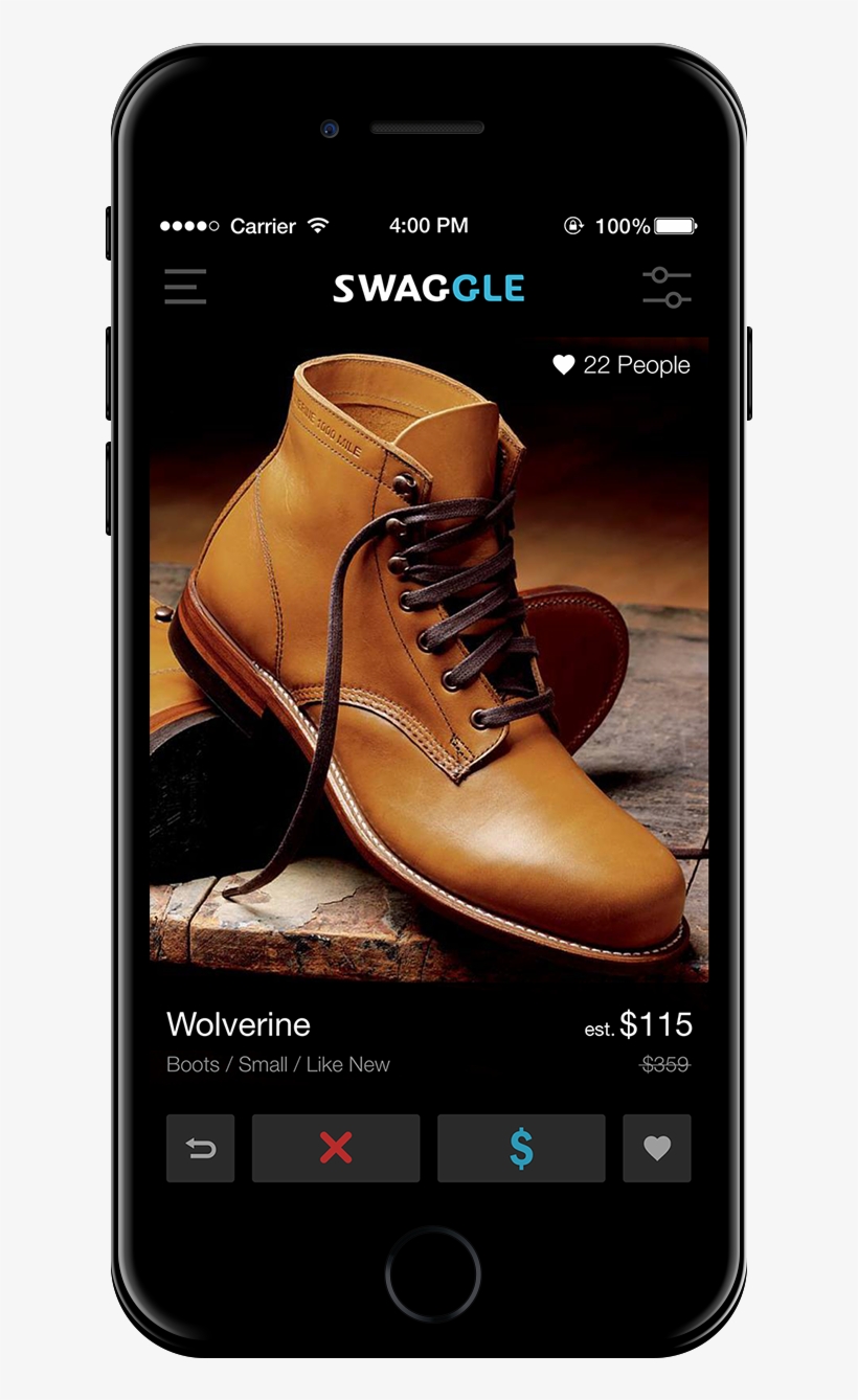 Swaggle On Iphone - Wolverine Men's Original 1000 Mile Boot, transparent png download
