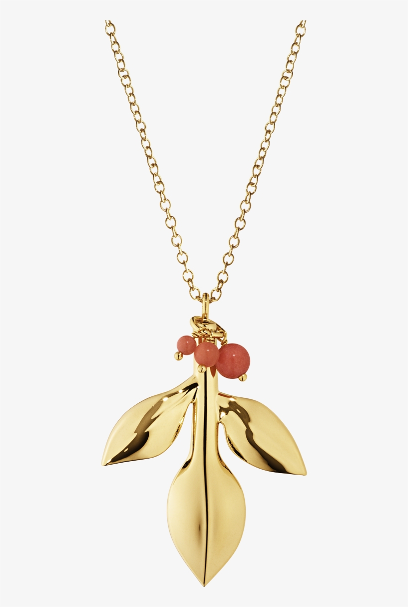 2016 Ornament Magnolia Leaf With Berries, Gold Plated - Georg Jensen Ornamenter, transparent png download