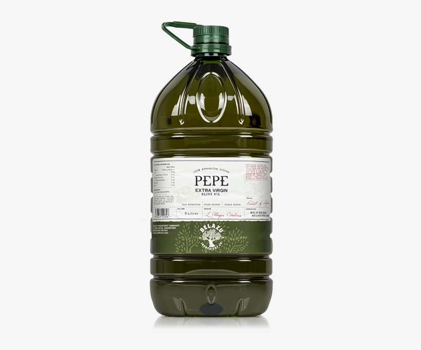 Belazu Pepe Extra Virgin Olive Oil - Water Bottle, transparent png download