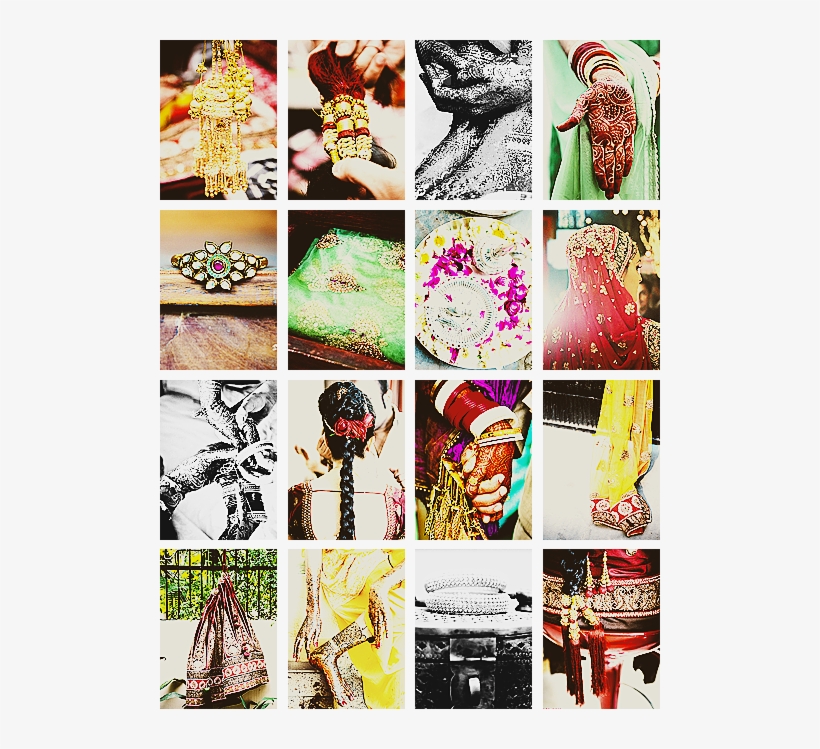*#wedding#knotty Tales#sangeet#make - Collage, transparent png download