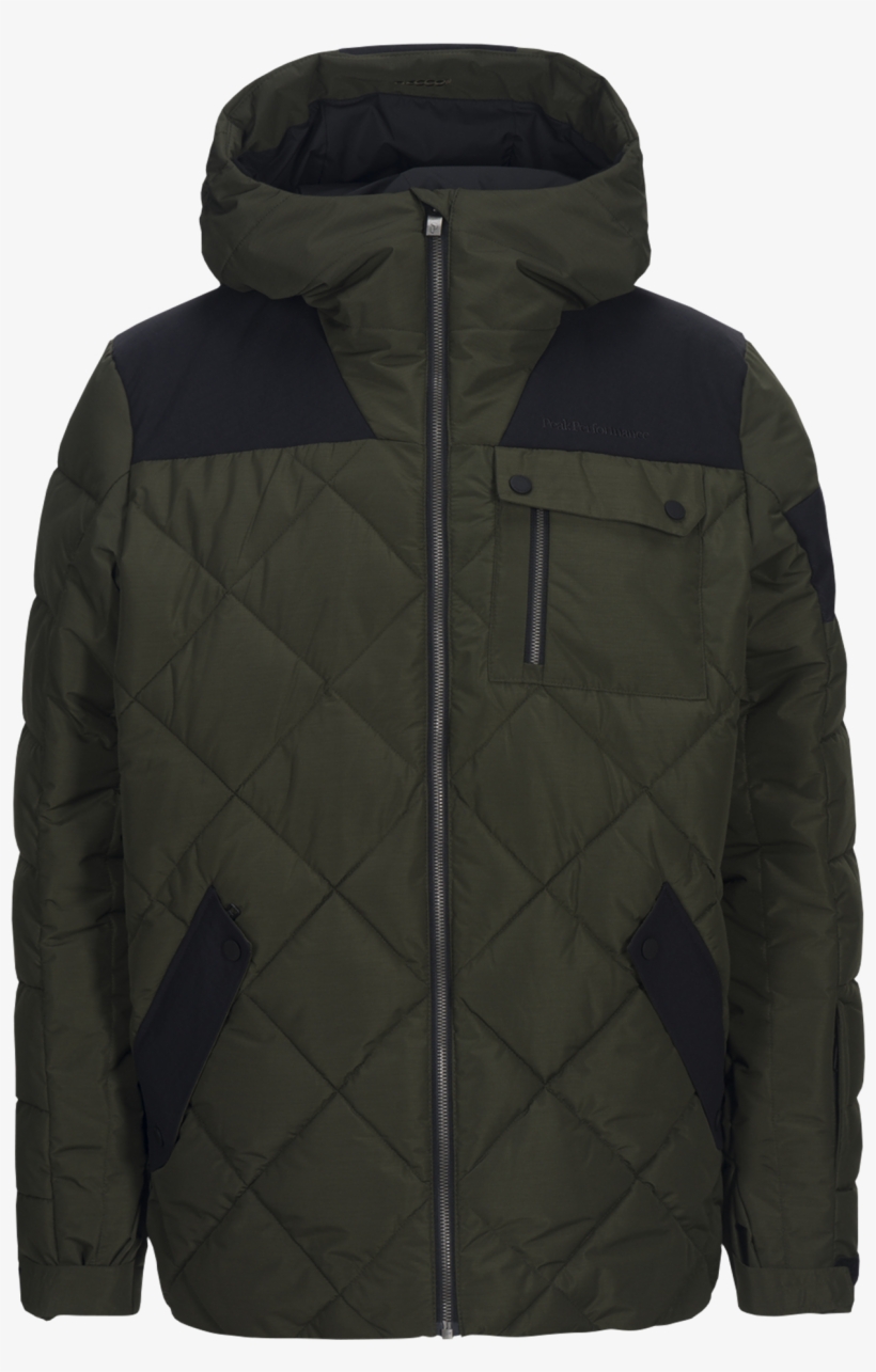 Men's Arcalis Padded Ski Jacket Forest Night - Peak Performance Jacket Price, transparent png download