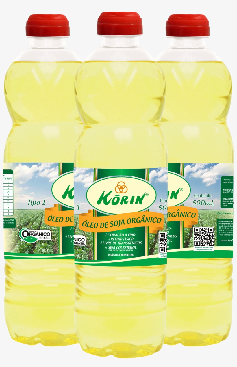 Oleo Soja Korin Baixaresol Todososlados - Plastic Bottle, transparent png download