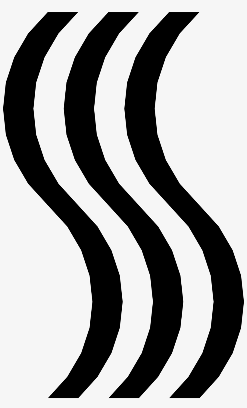 Wavy Design Black And White, transparent png download