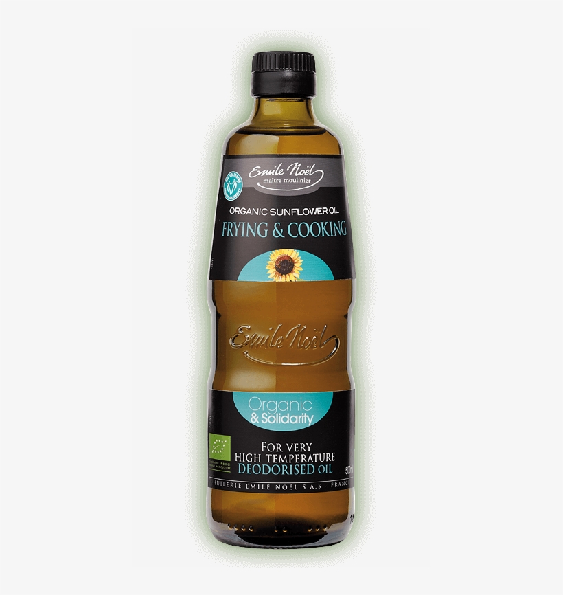Organic Oleic Sunflower Oil, 1l - Bottle, transparent png download