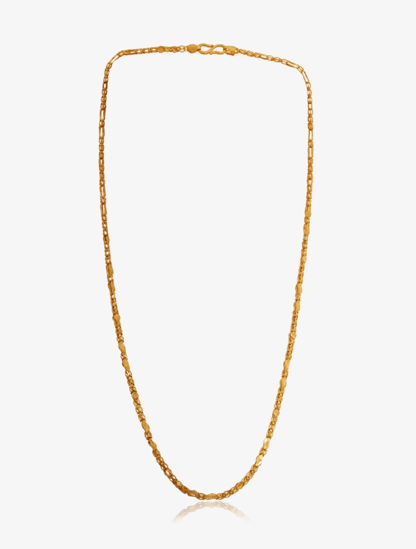 Sturdy Interlinked Gold Chain - Necklace, transparent png download