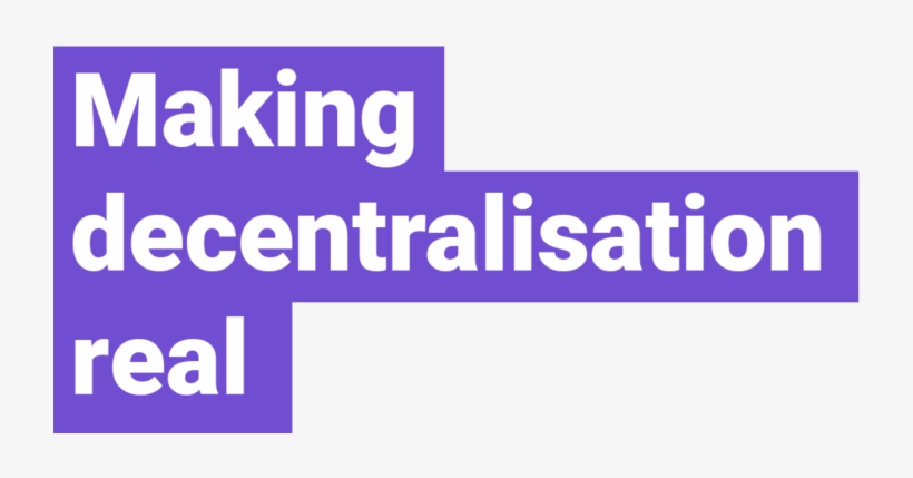 Making Decentralisation Real - National Careers Service, transparent png download