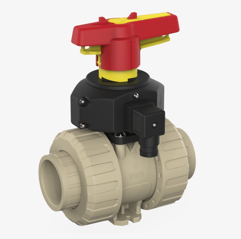 2-way Ball Valve M1 Pp With Position Feedback Nature - Plastic, transparent png download