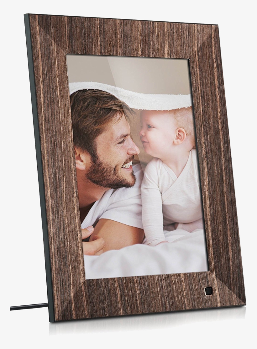 1-inch Wood Digital Photo Frame - Nix Lux Digital Photo Frame, transparent png download