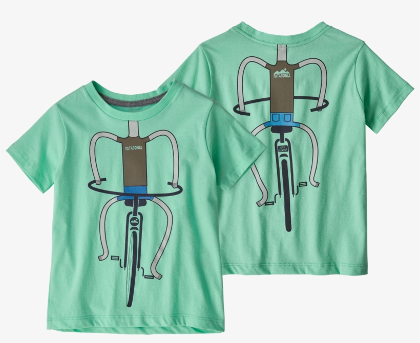 Patagonia Baby Live Simply Organic T-shirt In Pedalin - Active Shirt, transparent png download