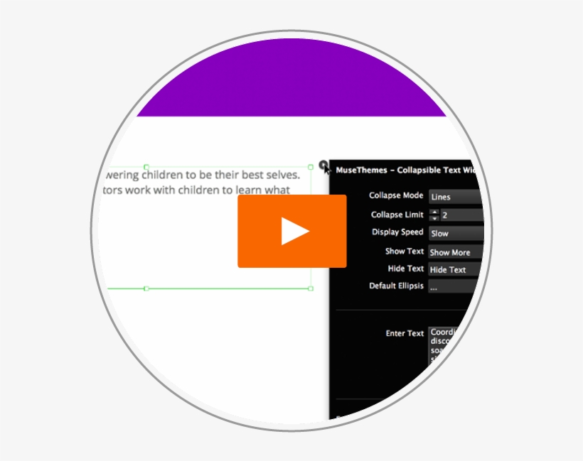 Collapsible Text - Tutorial - Circle, transparent png download
