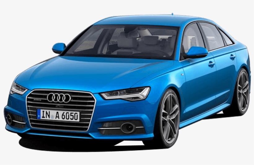 Audi A6 2014 Blue, transparent png download