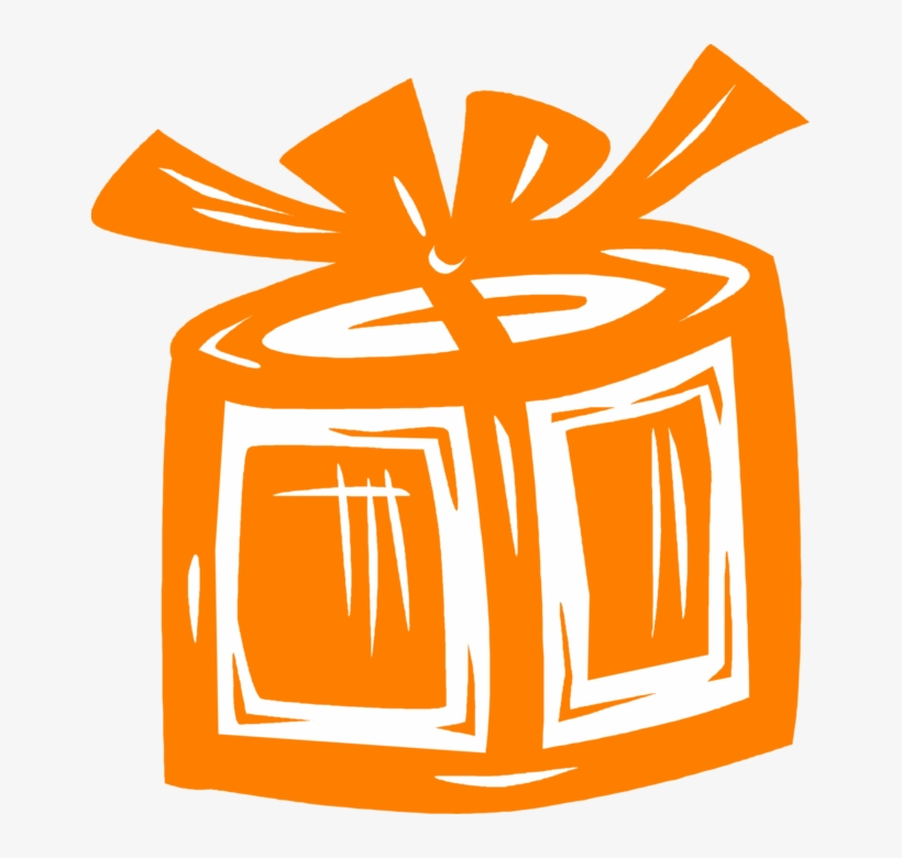 Vector Illustration Of Gift Wrapped Birthday, Anniversary,, transparent png download
