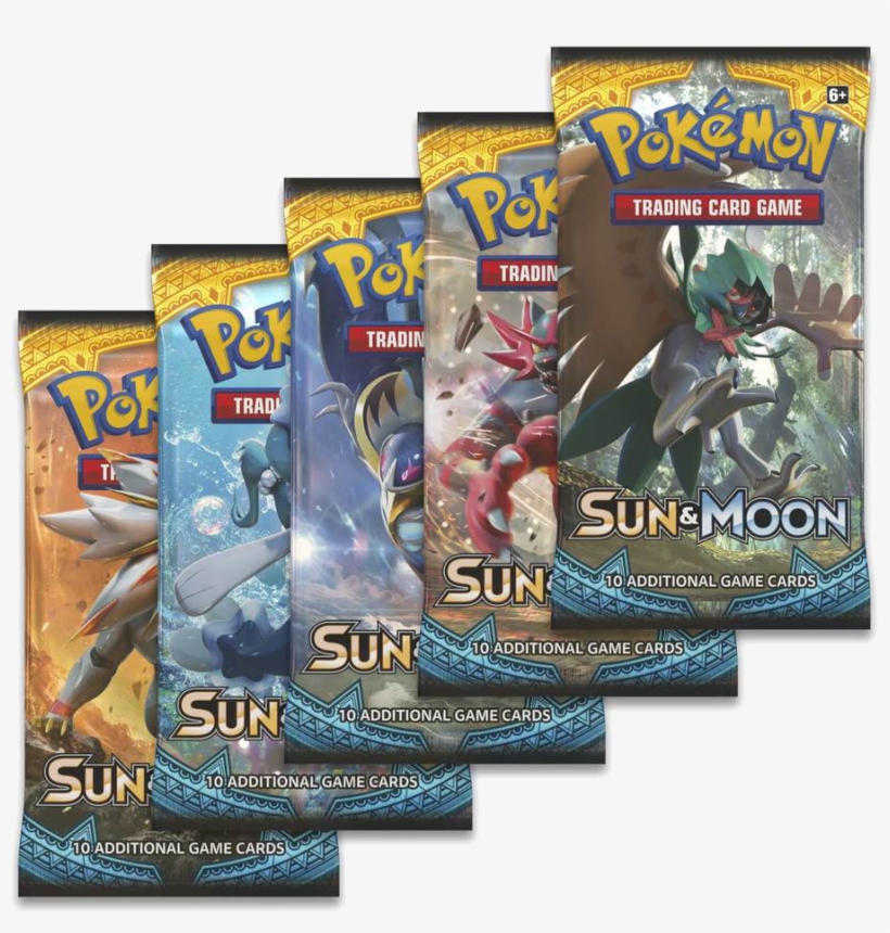 Sun And Moon Base Set Booster Pack, transparent png download