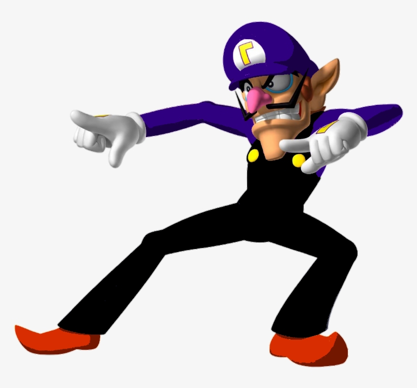 Waluigi - Wario And Waluigi, transparent png download