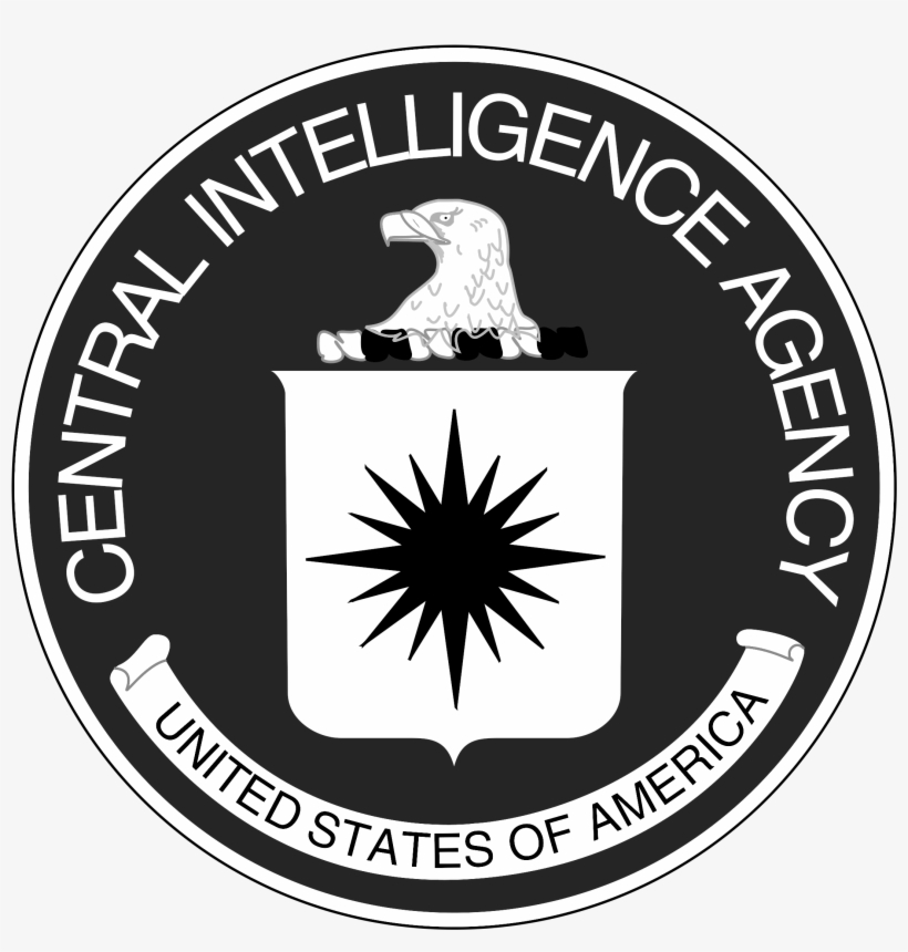 Cia Logo Black And White - Central Intelligence Agency (cia), transparent png download