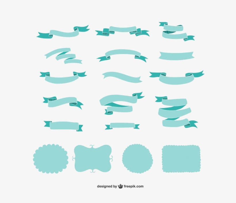 Turquoise Ribbon Png Pic - Porsche, transparent png download