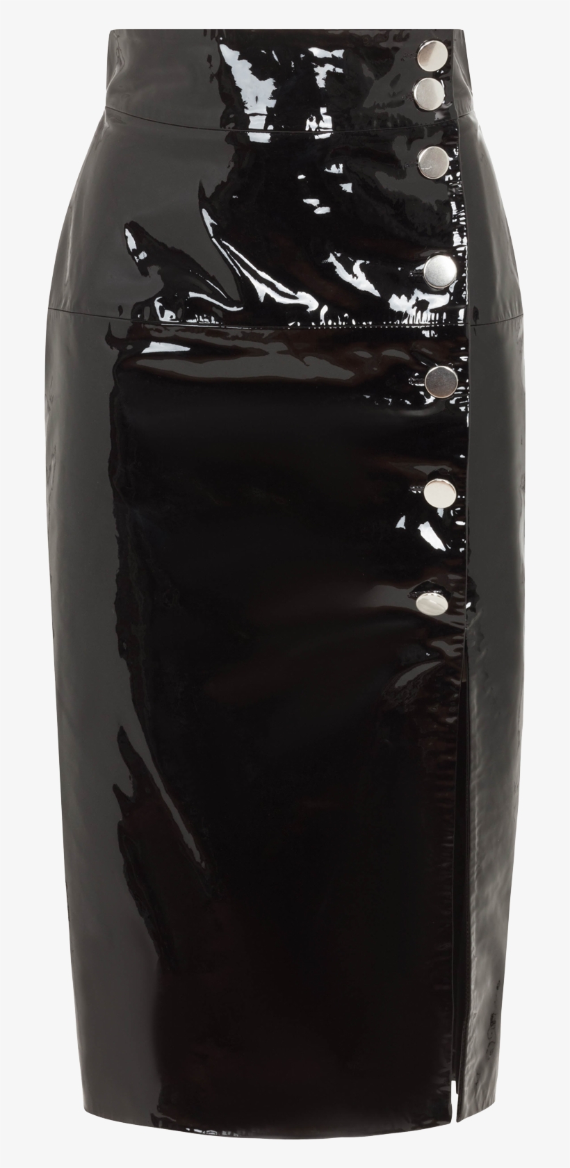 Lucy Black Patent 135 Lucy Black Patent 134 - Skiim Skirt Shiny Leather Black, transparent png download