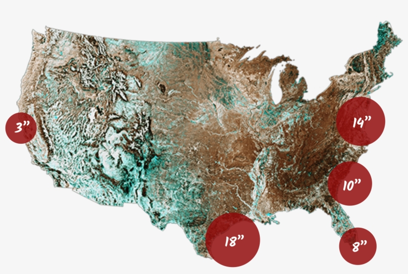 Sea Level Rise National Map - Regional Price Parity Map, transparent png download