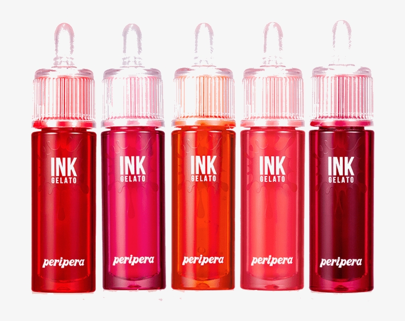Perigelato Lineup-1 - Peripera Ink Gelato All Swatches, transparent png download