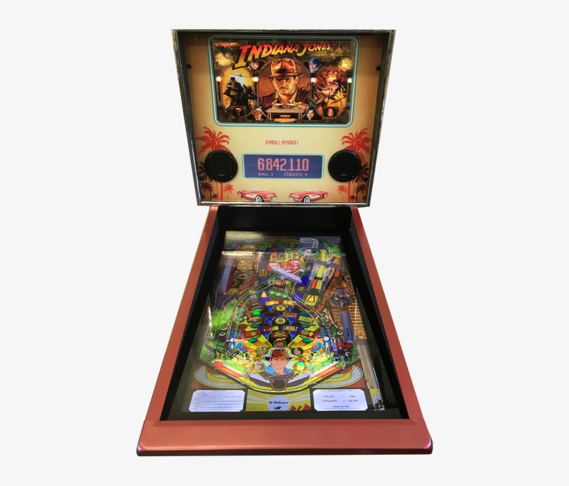 Our Base Model Virtual Pinball Machine Is A Great Place - Indiana Jones Pinball, transparent png download