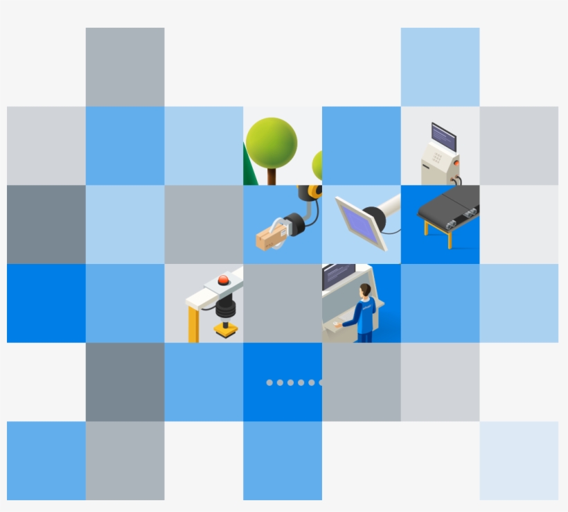 Robotics Home Squares Bg - Robotics, transparent png download