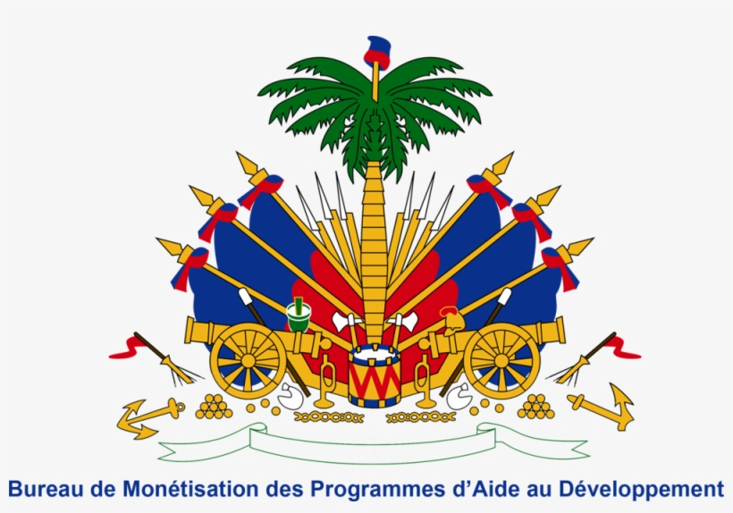 2000px-coat Of Arms Of Haiti Svg Copy - Haiti Coat Of Arms Black And White, transparent png download