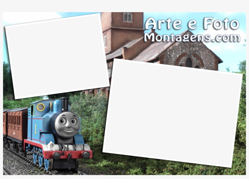 Montagem Para Fotos - Thomas The Tank Engine, transparent png download