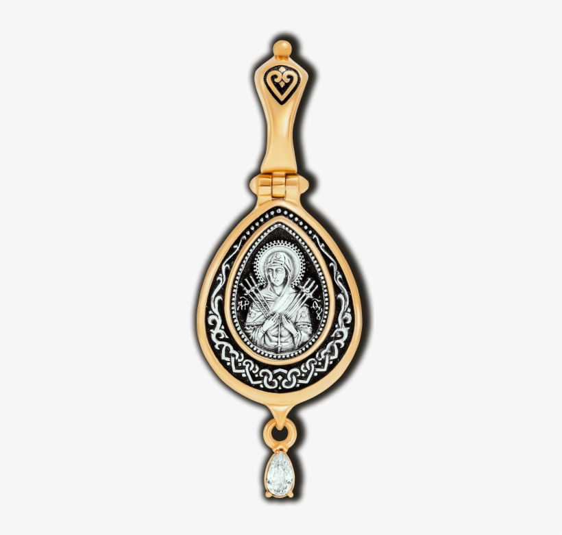Saint Nicholas & Softener Of Evil Hearts Double Sided - Locket, transparent png download
