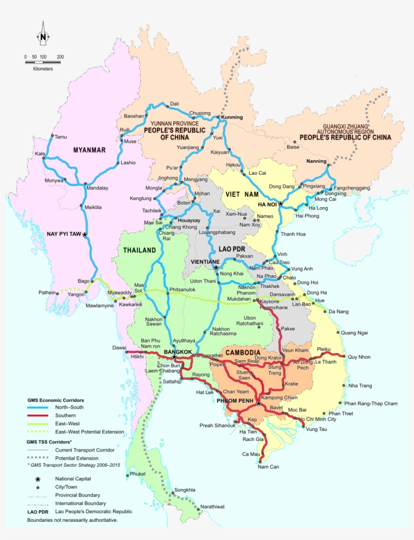 The Corridor Plays A Critical Role In Providing Yunnan - Atlas, transparent png download