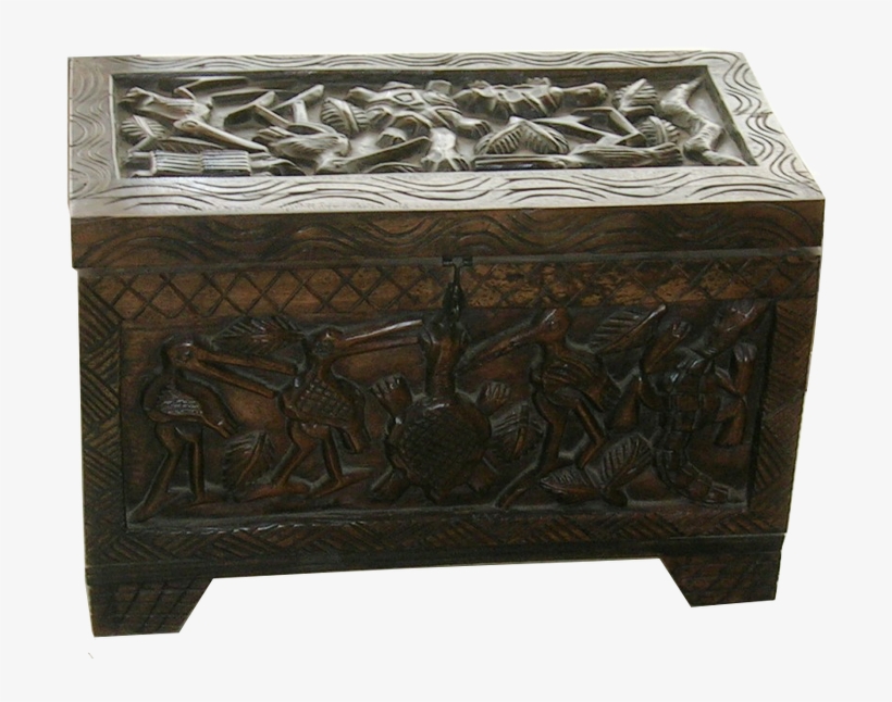 Animal Kingdom Box Is Made Of Ebony Wood - Drawer, transparent png download