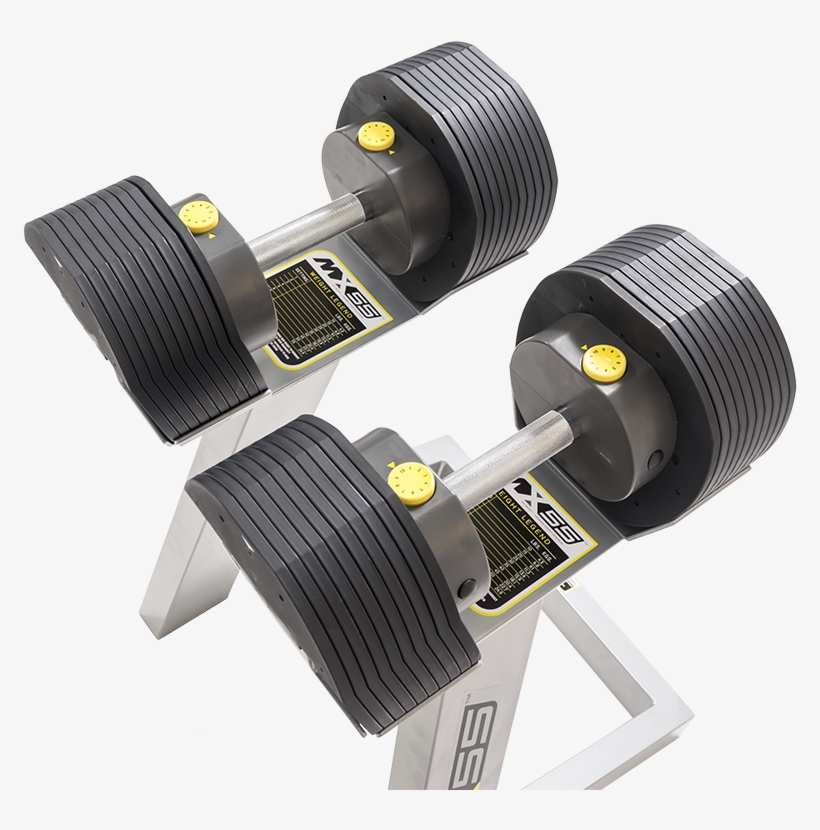 Mx55 Selectorised Dumbbell Set With Stand - Mx 55 Dumbbell, transparent png download