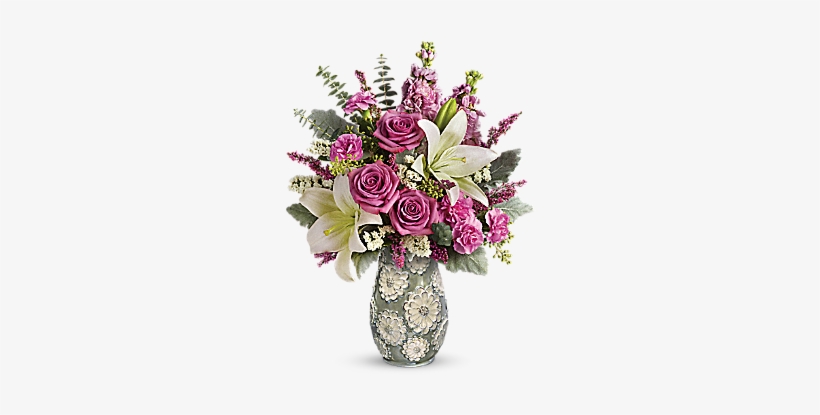 Blooming Glazed Bouquet Art Among The Flowers, Palm, transparent png download