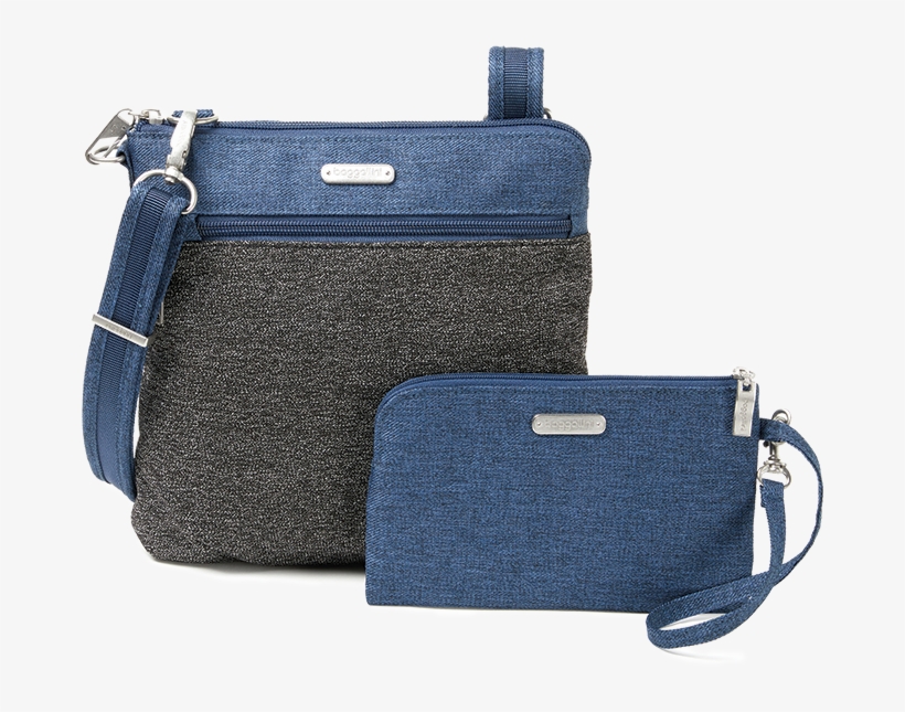 Crossbody Bags - Women's Baggallini Anti Theft Slim Crossbody, transparent png download