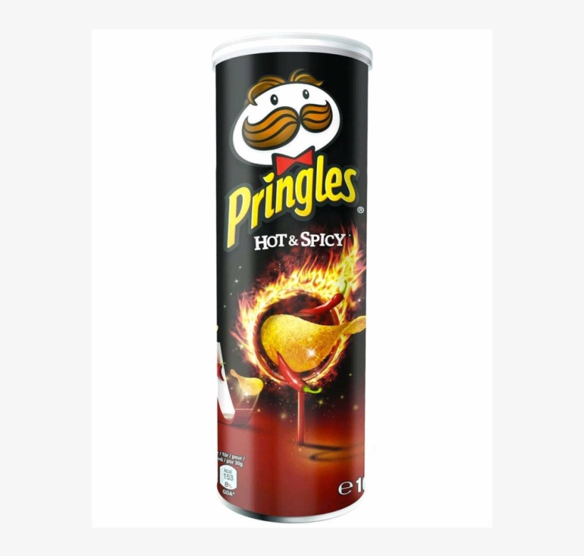 5053990101542aw - Chips Pringles Hot And Spicy, transparent png download