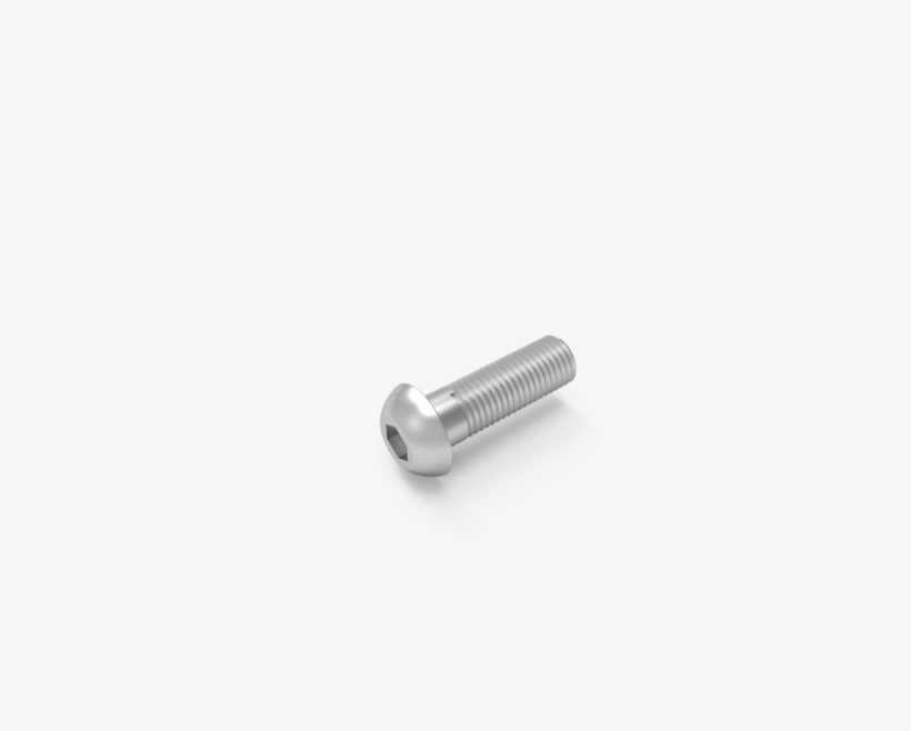 Screws With Round Head - Silver, transparent png download