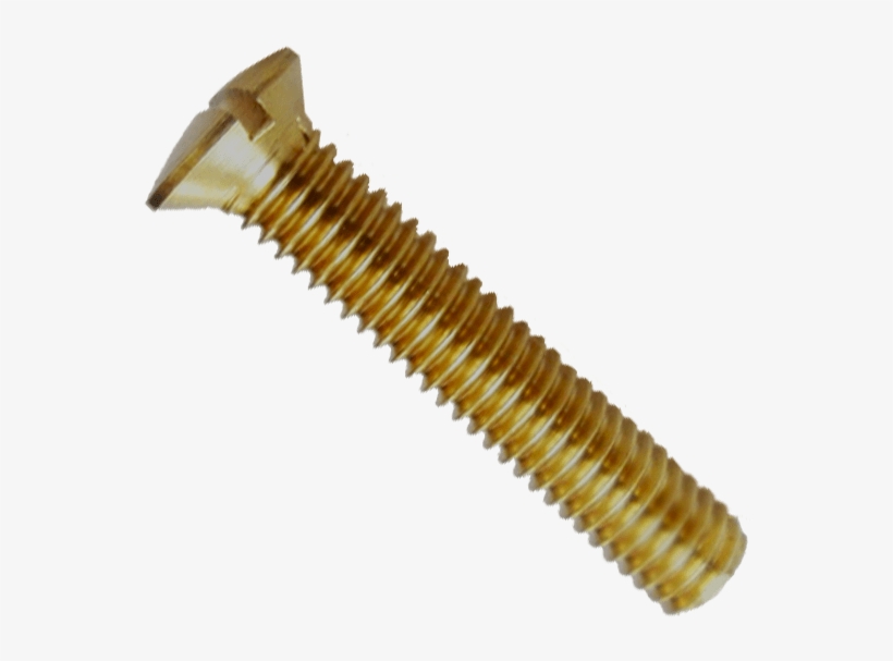 Slotted Countersunk Raised Head Machine Screws Brass - Ammunition Belt, transparent png download