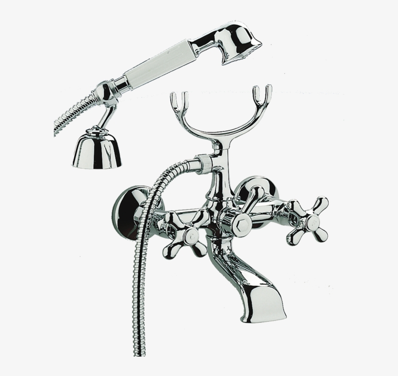 Bathtub Mixer Tap Wall-mounted Paffoni Ricordi With - Maišytuvai Voniai, transparent png download