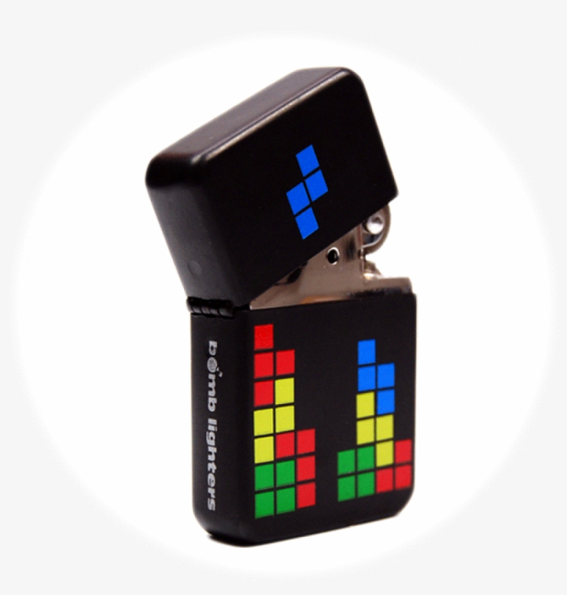 Купете Lighter Tetris Falling Blocks - Tetris Zippo, transparent png download
