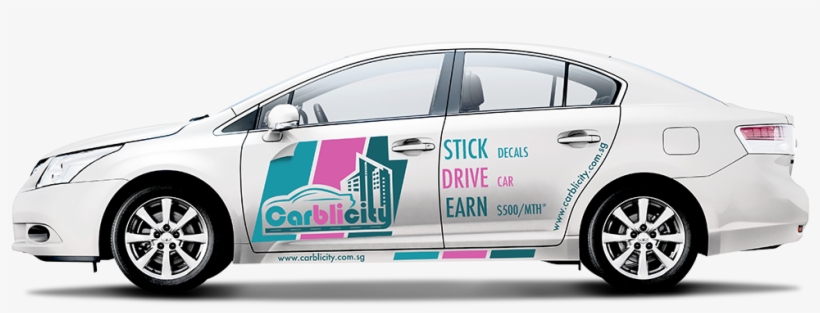 Crowdsourced Vehicle Advertising - Advertising On The Car, transparent png download