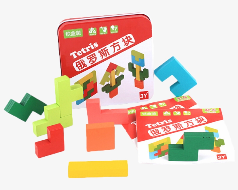 Tangram, Tetris, Wooden Blocks, Puzzles, Educational - Jigsaw Puzzle, transparent png download