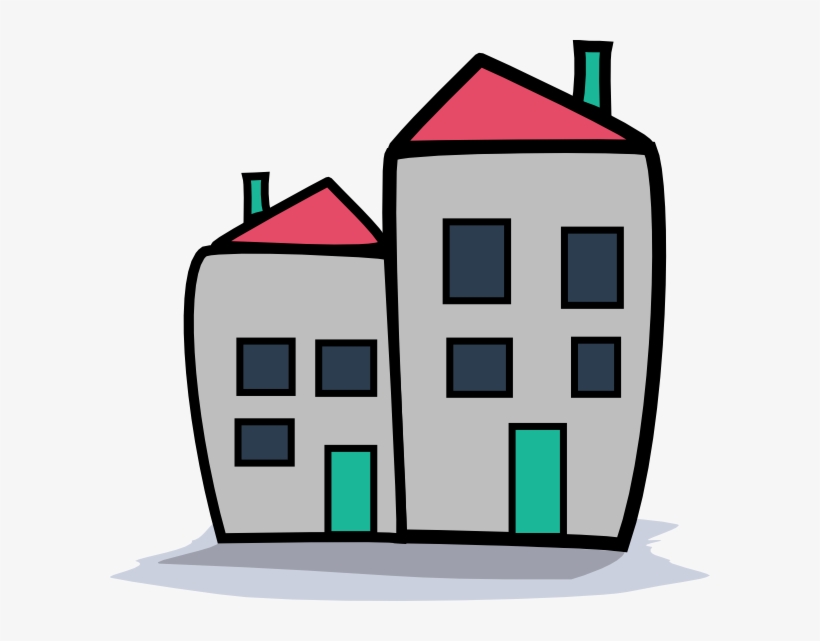 Block Of Flats By Stelina Svg Clip Arts 600 X 561 Px, transparent png download