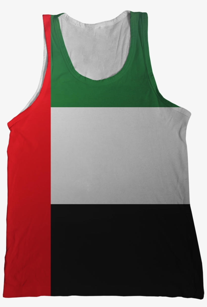 United Arab Emirates Flag Tank Top - Vest, transparent png download