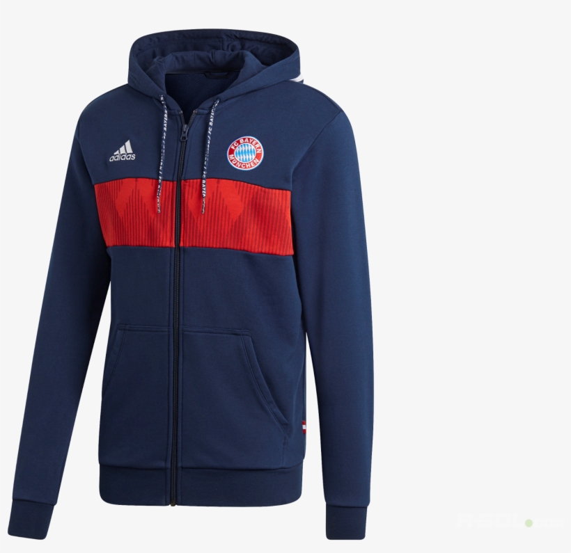Hoody Adidas Fc Bayern 3s Fz Dp4101 - Fc Bayern Munich, transparent png download